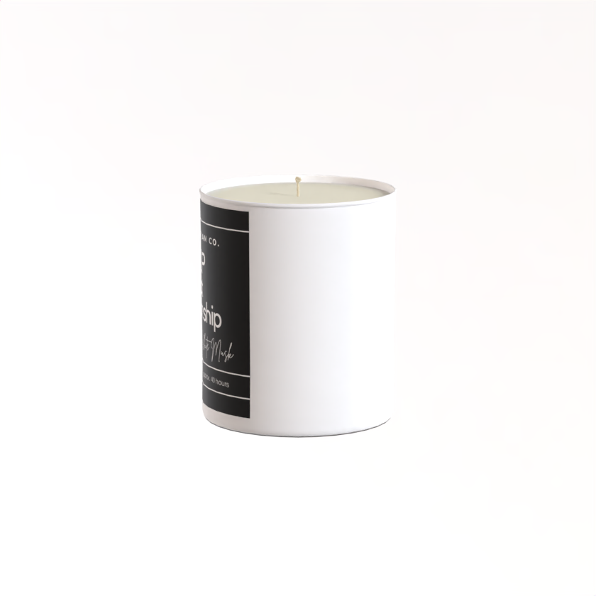 200g White candle ‘R.I.P that relationship’