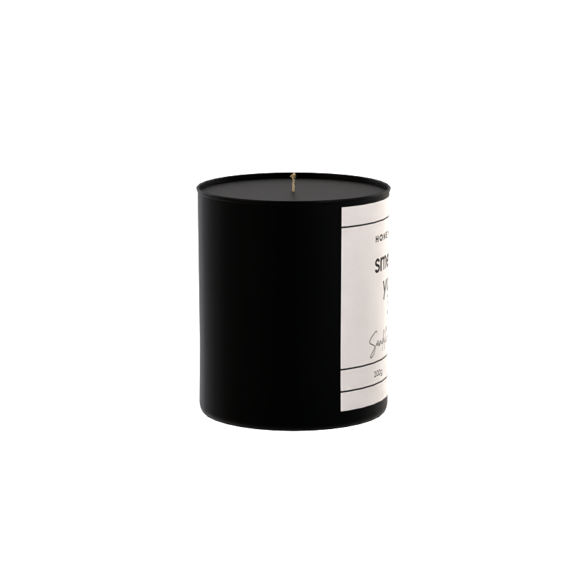 200g Black Birthday Candle ‘smells like you're 30'