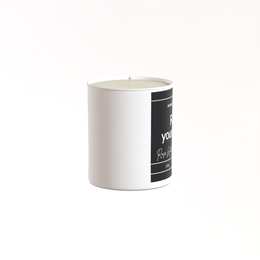 200g White candle ‘R.I.P your youth’