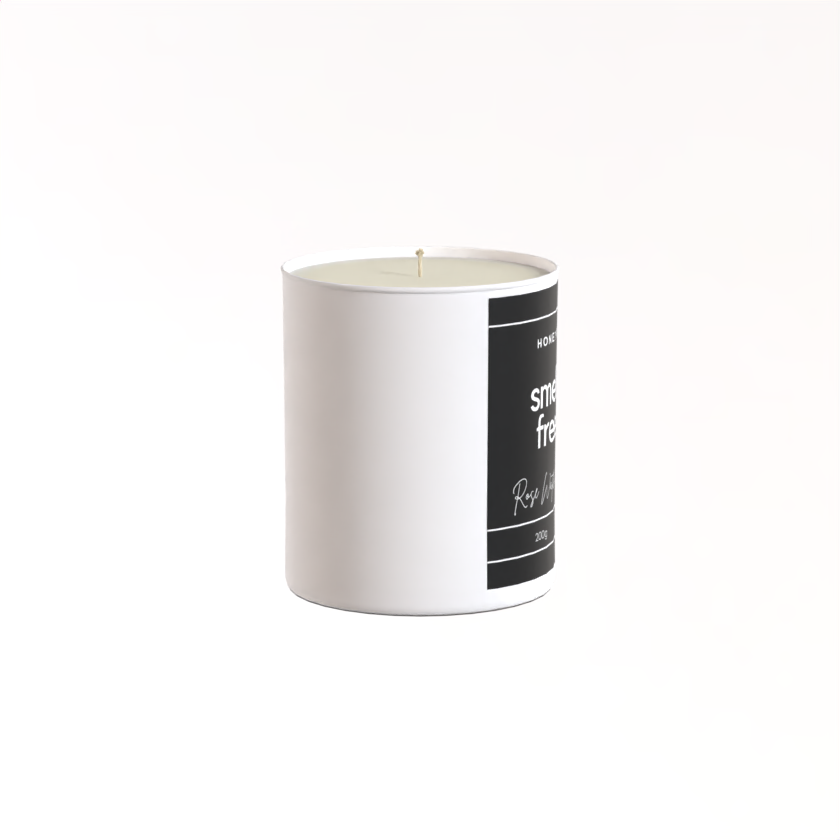 200g White candle ‘Smells like freedom’