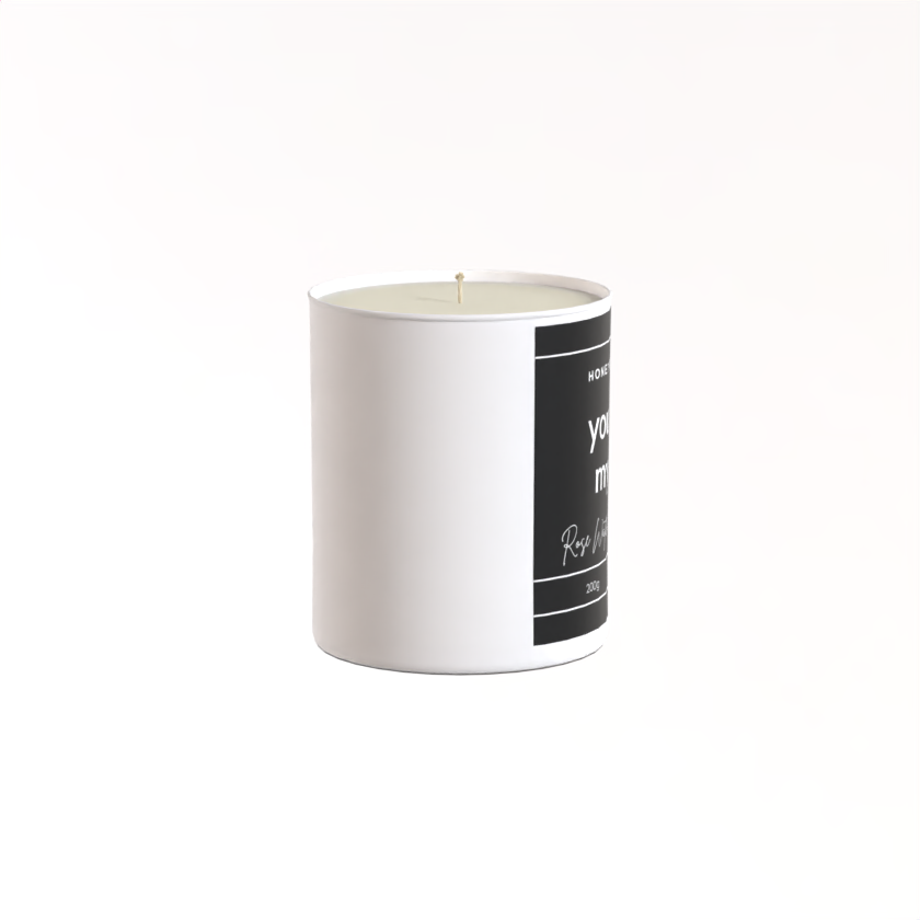 200g White candle ‘You light my fire’