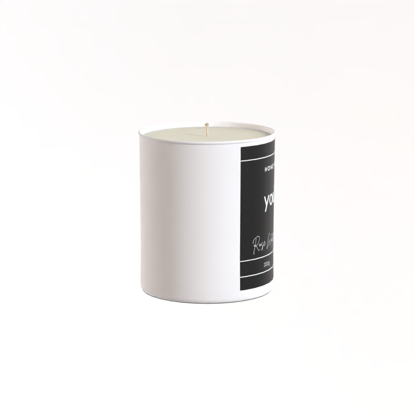 200g White candle ‘You're lit’